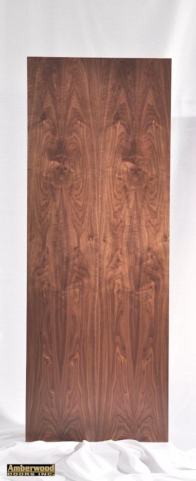 Book Matched Walnut solid wood door